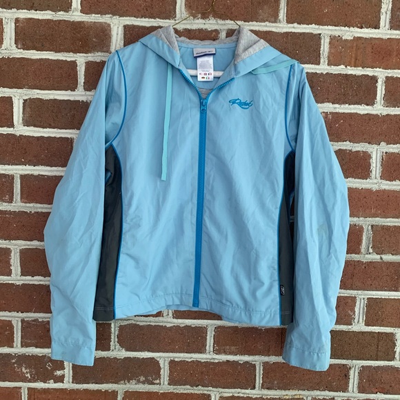 Vintage Reebok Light Blue Windbreaker 